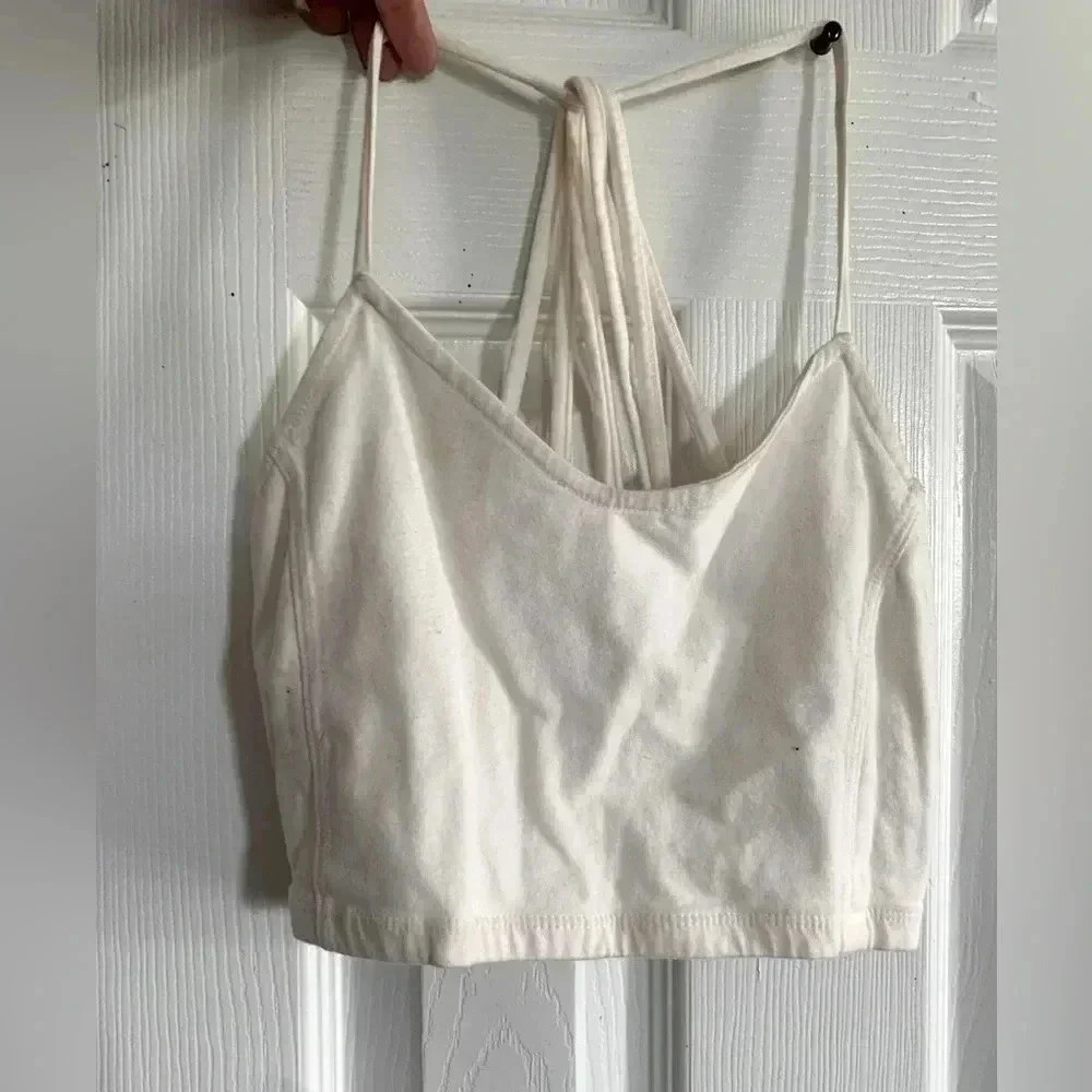 White crop top